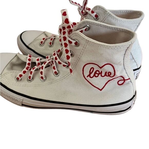 Converse Chuck Taylor All Star High GS 'Valentine's Day size women’s size 5 - Picture 4 of 7